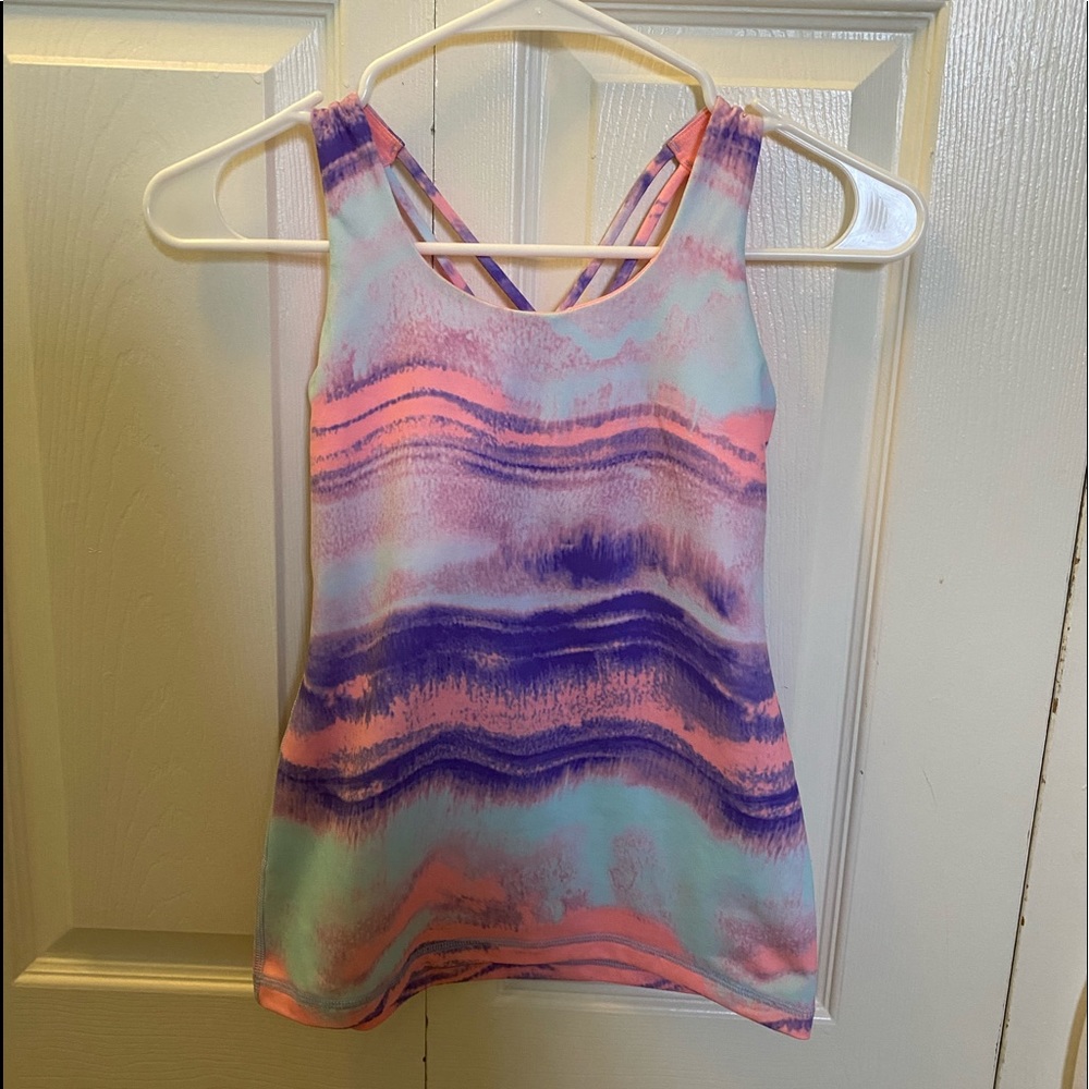 Ivivva (girls lululemon) pink/purple tank top